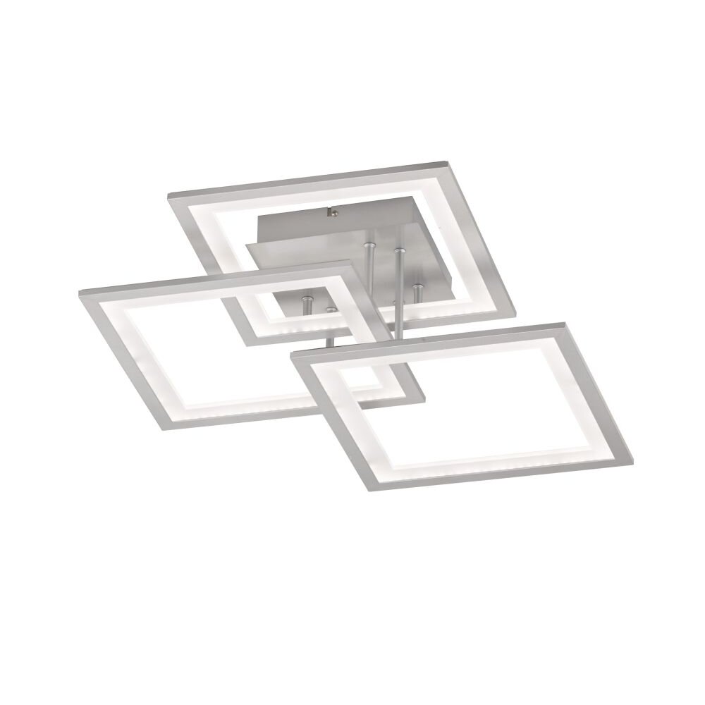 Wofi MODESTO Plafoniera LED Argento, 3-Luci main product photo