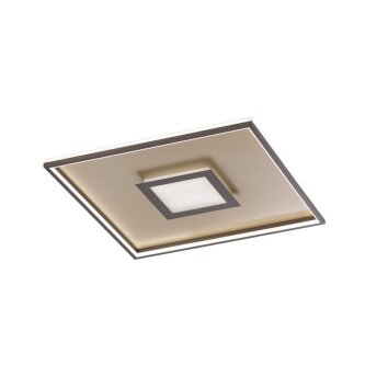 Plafoniera Fischer & Honsel Bug LED Oro, Ruggine, 1-Luce, Telecomando