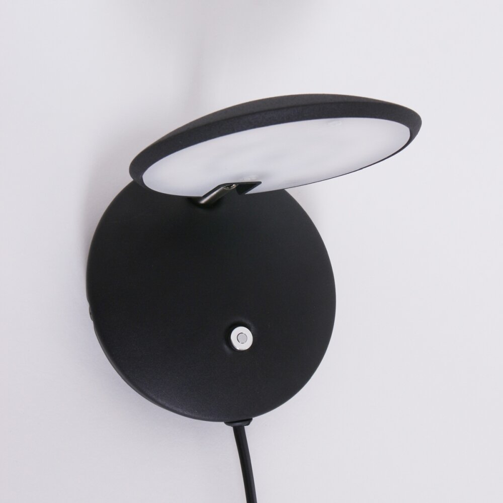 Steinhauer Zenith Applique LED Nero, 1-Luce