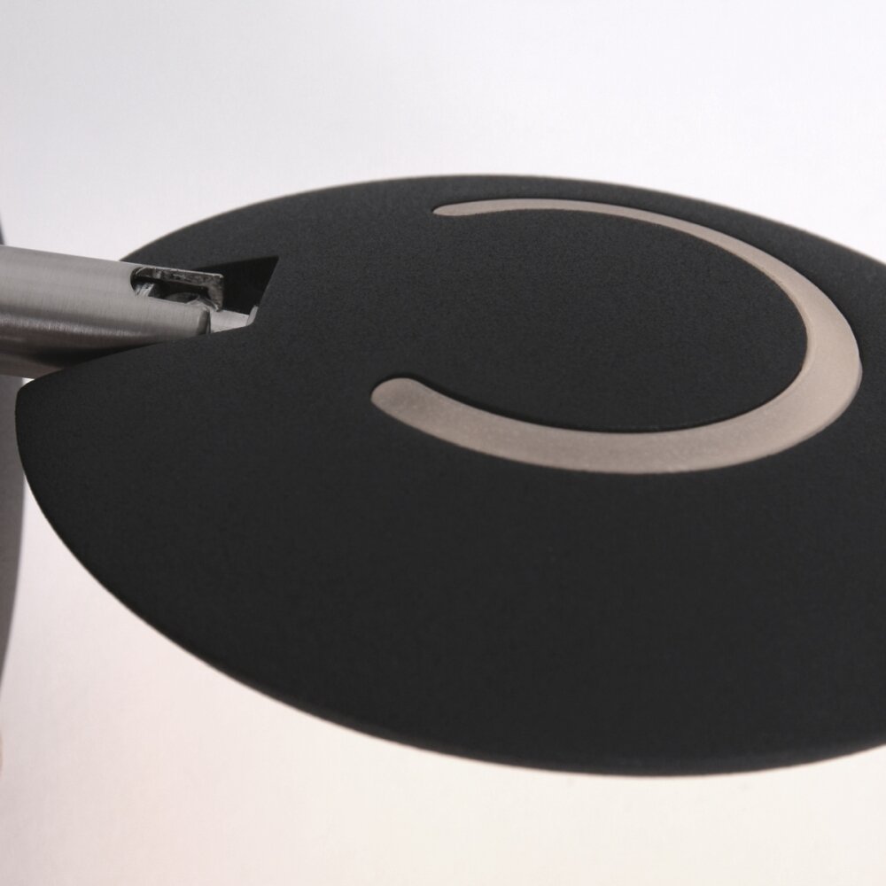 Steinhauer Zenith Applique LED Nero, 1-Luce