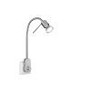 Trio-Leuchten Laon Applique LED Nichel opaco, 1-Luce