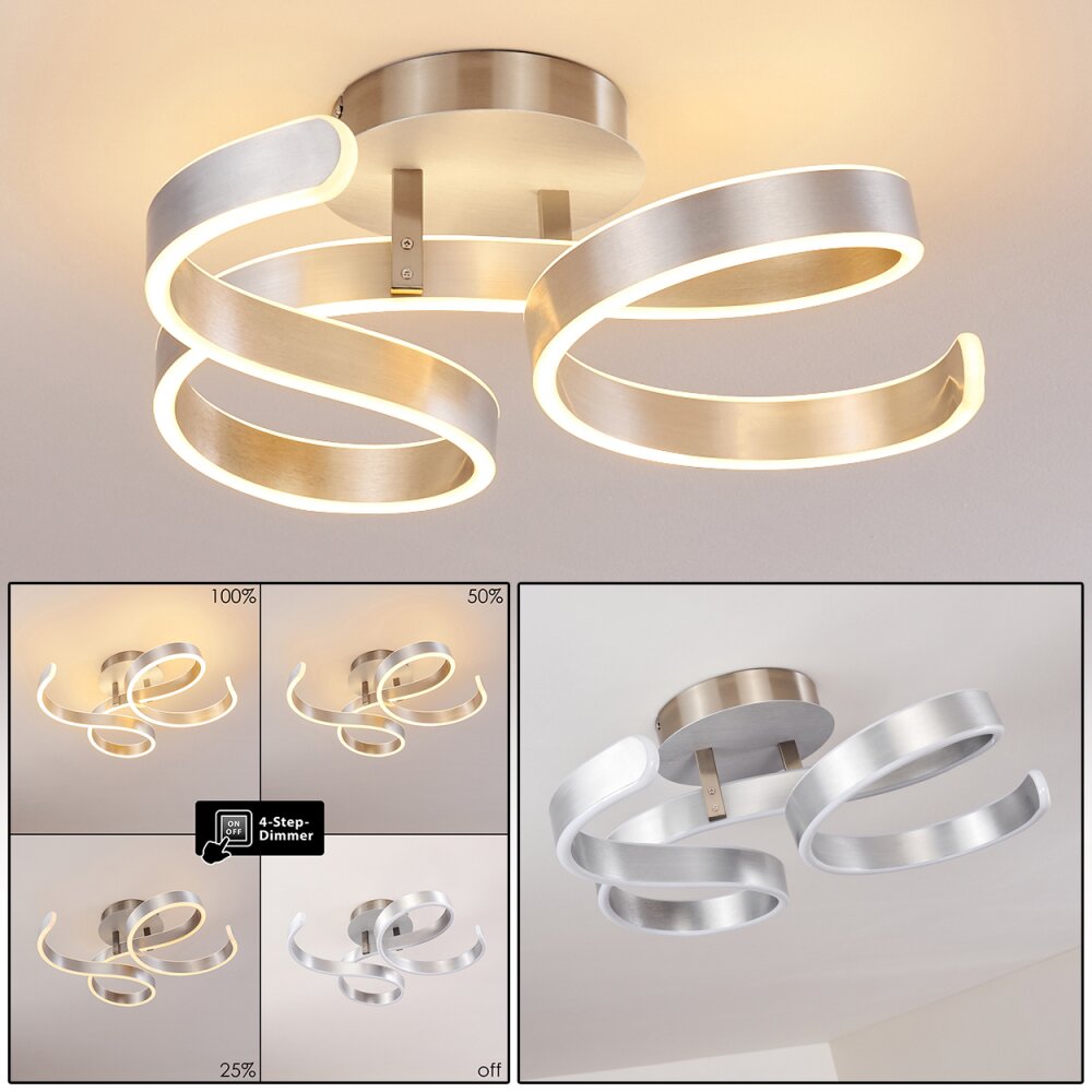 Chippewa Plafoniera LED Nichel opaco, 1-Luce main product photo