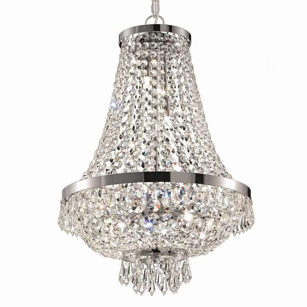 Ideal Lux CAESAR Lampadario a sospensione Cromo, 9-Luci main product photo