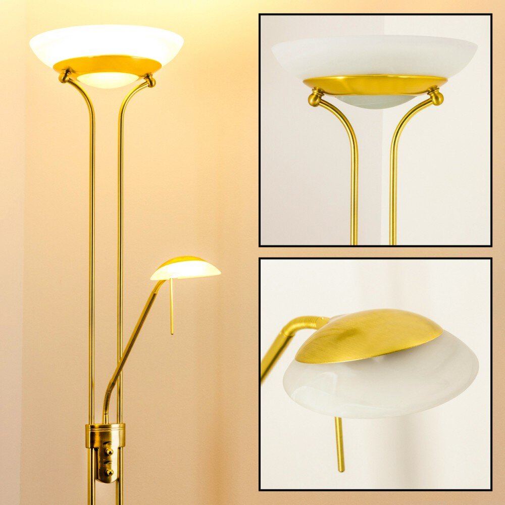 Biot Piantana LED Ottone, 2-Luci main product photo