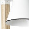 Brilliant Plow Lampada da tavolo Legno chiaro, Bianco, 1-Luce