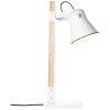 Brilliant Plow Lampada da tavolo Legno chiaro, Bianco, 1-Luce