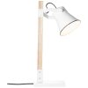 Brilliant Plow Lampada da tavolo Legno chiaro, Bianco, 1-Luce