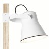 Brilliant Plow Lampada da tavolo Legno chiaro, Bianco, 1-Luce