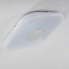 NUTAK Plafoniera LED Bianco, 1-Luce, Telecomando, Cambia colore