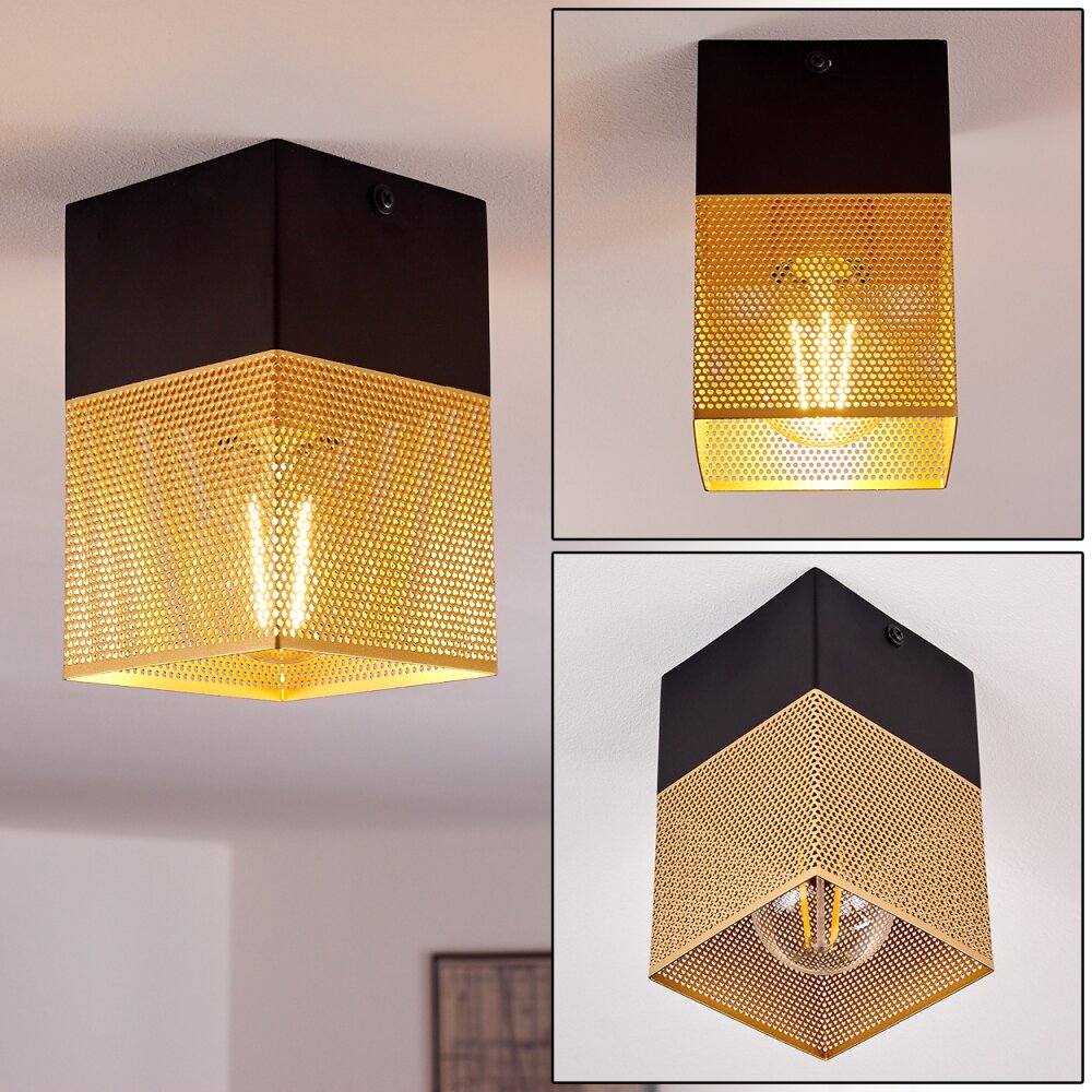 Armenie Lampadario a sospensione Ottone, Nero, 1-Luce main product photo