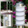 Tunes Illuminazione viale Acciaio inox, 1-Luce, Sensori di movimento