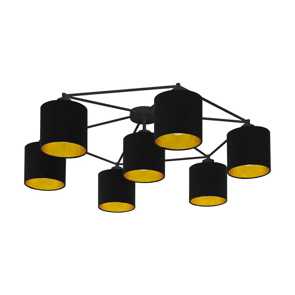 Eglo STAITI Plafoniera Nero, 7-Luci main product photo
