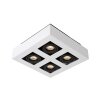 Faretto da soffitto Lucide XIRAX LED Bianco, 4-Luci