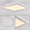 Salmi Plafoniera LED Alluminio, Bianco, 1-Luce