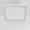 Salmi Plafoniera LED Alluminio, Bianco, 1-Luce