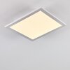 Salmi Plafoniera LED Alluminio, Bianco, 1-Luce