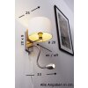 Trio 2711 Applique LED Cromo, Nichel opaco, 2-Luci