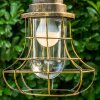 BORKAN Lampione multibraccia Marrone, Oro, 3-Luci