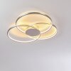 Skanes Plafoniera LED Nichel opaco, 1-Luce