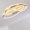 Skanes Plafoniera LED Nichel opaco, 1-Luce