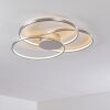 Skanes Plafoniera LED Nichel opaco, 1-Luce