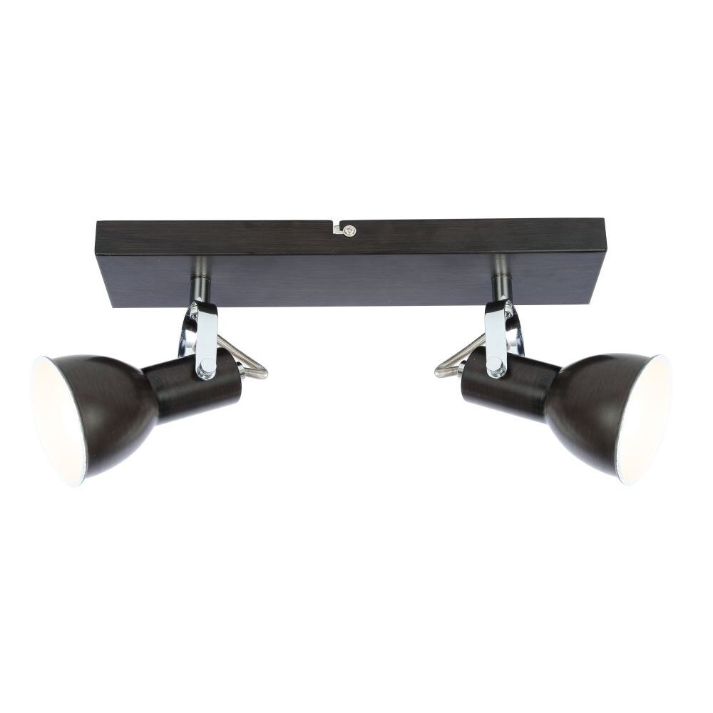 Globo Plafoniera Marrone, 2-Luci main product photo