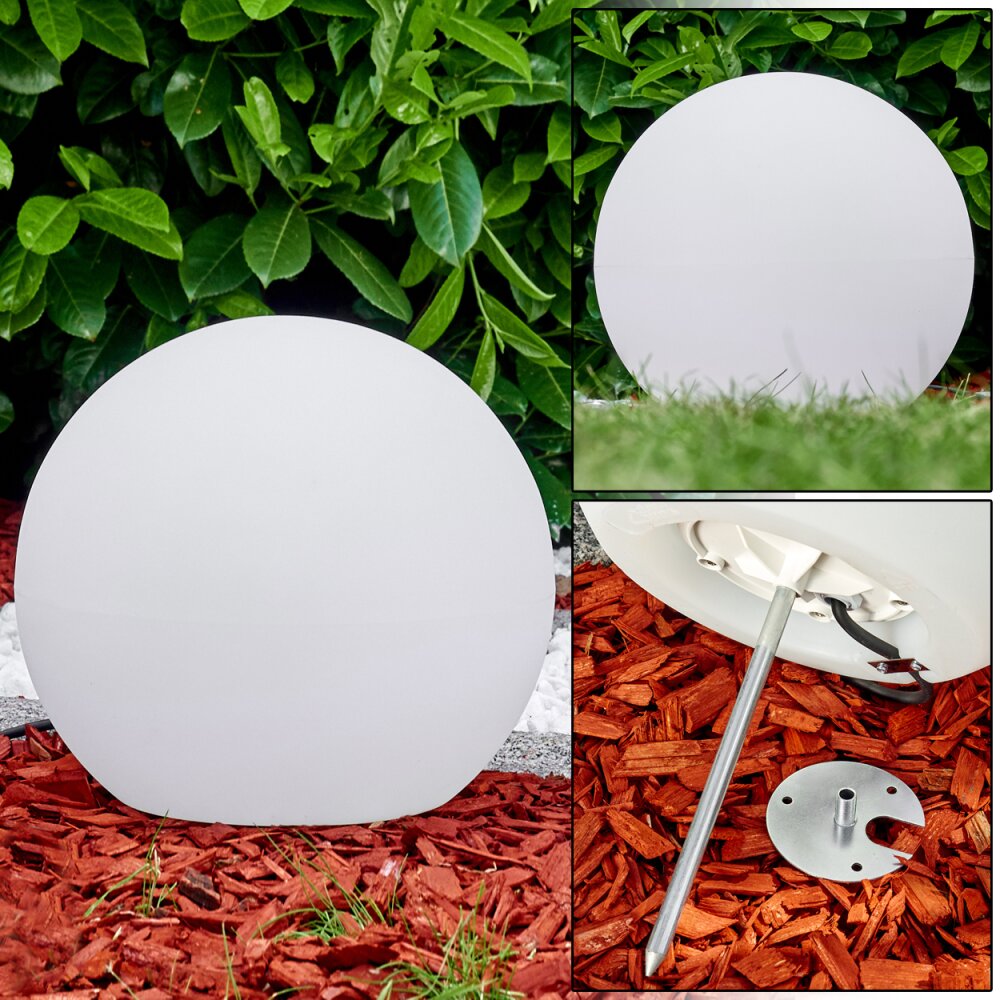 Lampada a sfera Arslev Bianco, 1-Luce main product photo