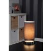 Brilliant Clarie Lampada da Tavolo Grigio, 1-Luce