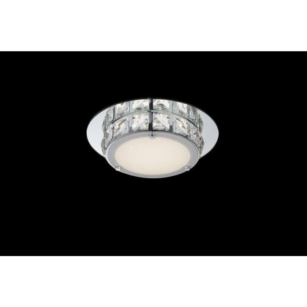 Globo Plafoniera LED Cromo, Vetro, 1-Luce main product photo