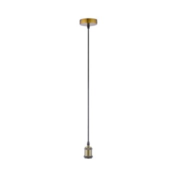 Leuchten Direkt DIY Lampada a Sospensione Ottone, 1-Luce