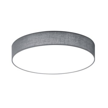 Trio LUGANO Plafoniera LED Grigio, 1-Luce