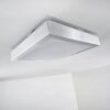 Sora Plafoniera LED Nichel opaco, 1-Luce