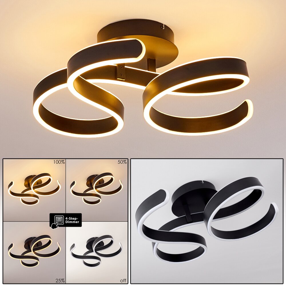 Chippewa Plafoniera LED Nero, 1-Luce main product photo