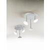 Fabas Luce Hale Plafoniera LED Cromo, Bianco, 3-Luci