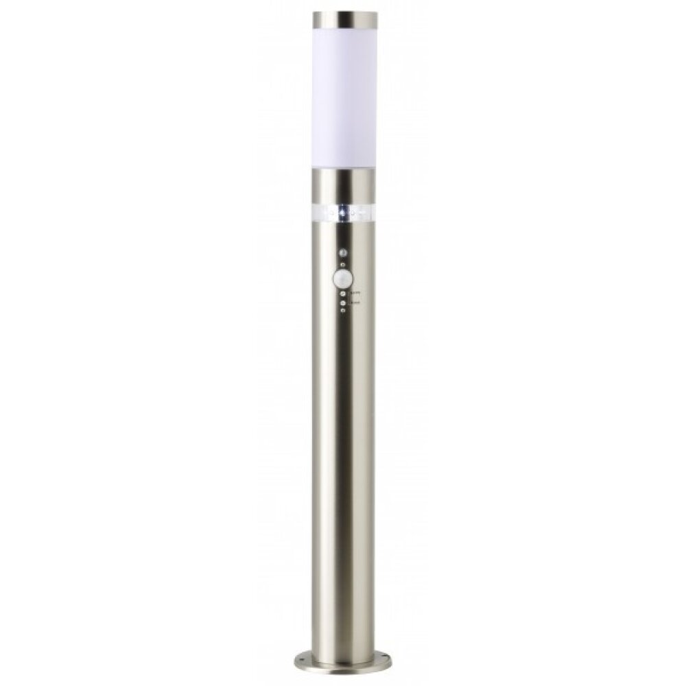 Brilliant Bole Lampada da terra per esterno Acciaio inox, 1-Luce, Sensori di movimento main product photo