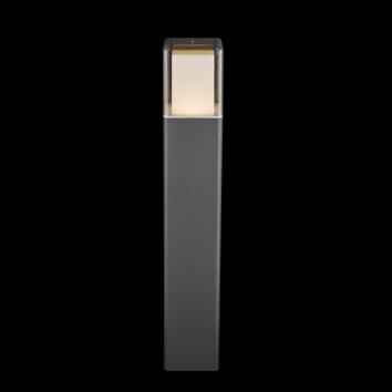 Globo Lampada da terra da esterno LED Nero, 1-Luce