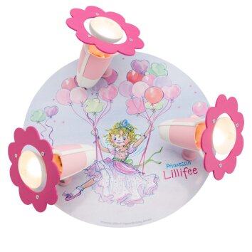 Elobra BALLONSCHAUKEL Applique rotondo Fucsia, 1-Luce