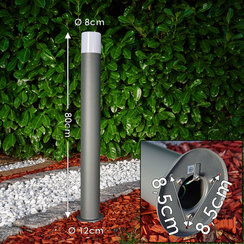 Buhrkall Lampioncino Segnapasso Antracite, 1-Luce