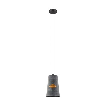 EGLO HONEYBOURNE Lampadario a sospensione Nero, 1-Luce