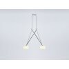 Serien Lighting TWIN Lampada a Sospensione LED Cromo, 2-Luci