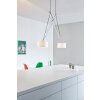 Serien Lighting TWIN Lampada a Sospensione LED Cromo, 2-Luci