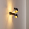 Rezat Applique LED Nero-Oro, 1-Luce