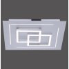 Paul Neuhaus Q-LINEA Plafoniera LED Alluminio, 1-Luce, Telecomando, Cambia colore