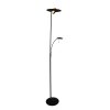 Steinhauer Zenith Lampada da terra LED Nero, 2-Luci