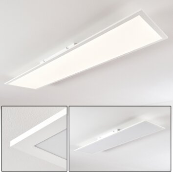 Antria Plafoniera LED Bianco, 1-Luce