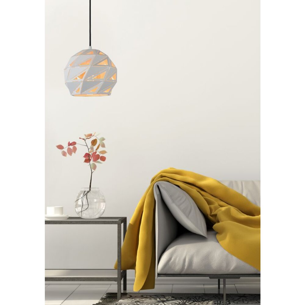 Lucide MALUNGA Lampada a Sospensione Bianco, 1-Luce main product photo
