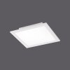 Leuchten Direkt Ls-FLAT Plafoniera LED Bianco, 1-Luce, Telecomando, Cambia colore