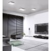 Leuchten Direkt Ls-FLAT Plafoniera LED Bianco, 1-Luce, Telecomando, Cambia colore