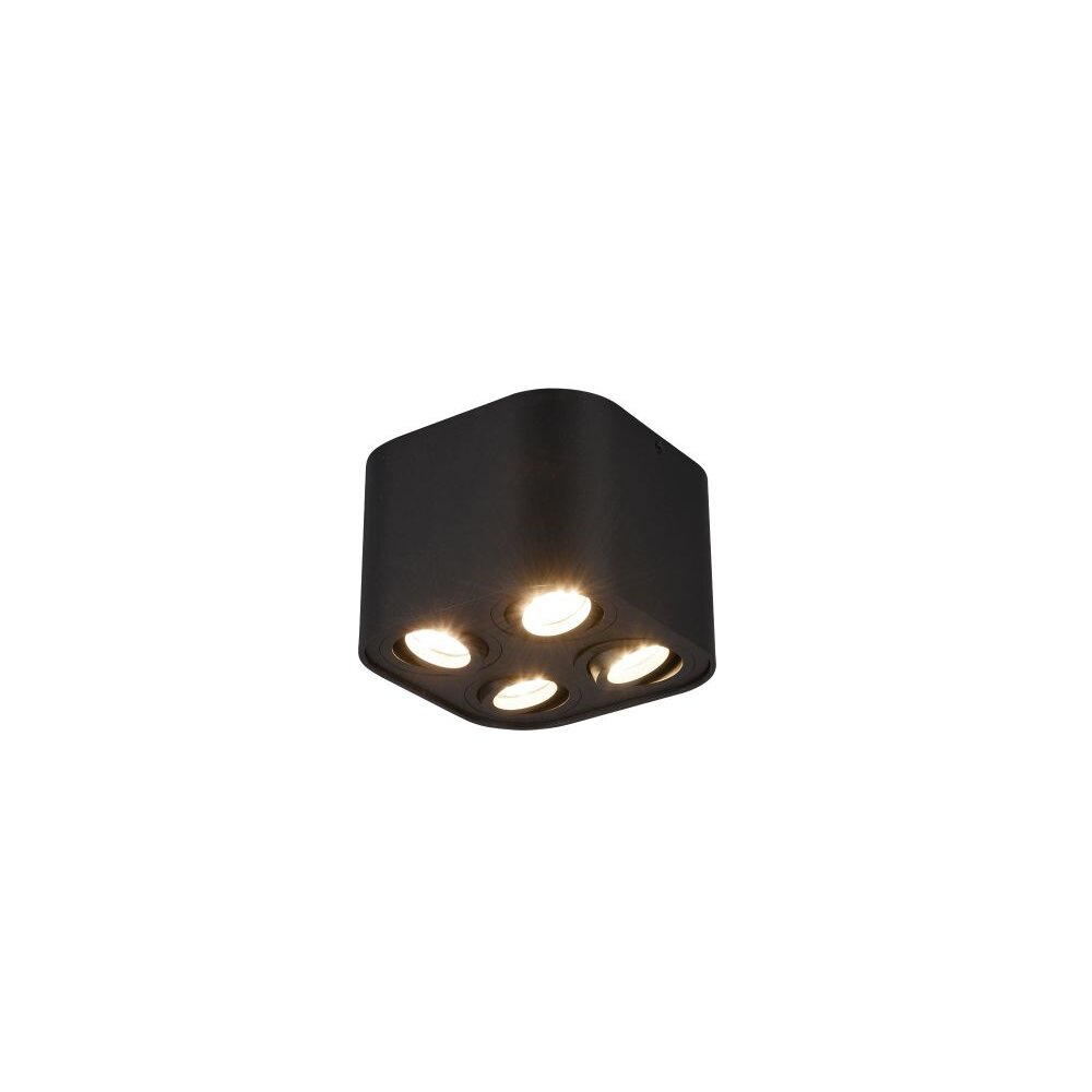 Plafoniera Trio Leuchten COOKIE Nero, 4-Luci main product photo