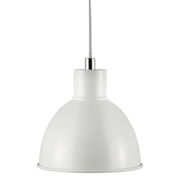 Nordlux POP Lampada a Sospensione Bianco, 1-Luce
